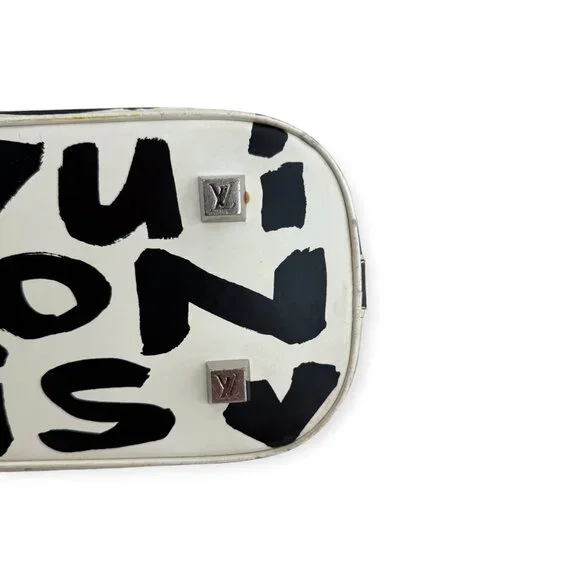 LOUIS VUITTON Graffiti Alma Horizontal Bag - Stephen Sprouse Limited Edition - Picture 8 of 14